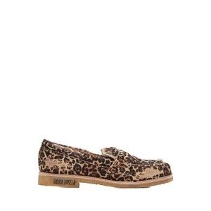 Golden Goose Jerry Leopard Print Horsy Leather Loafers - NWT